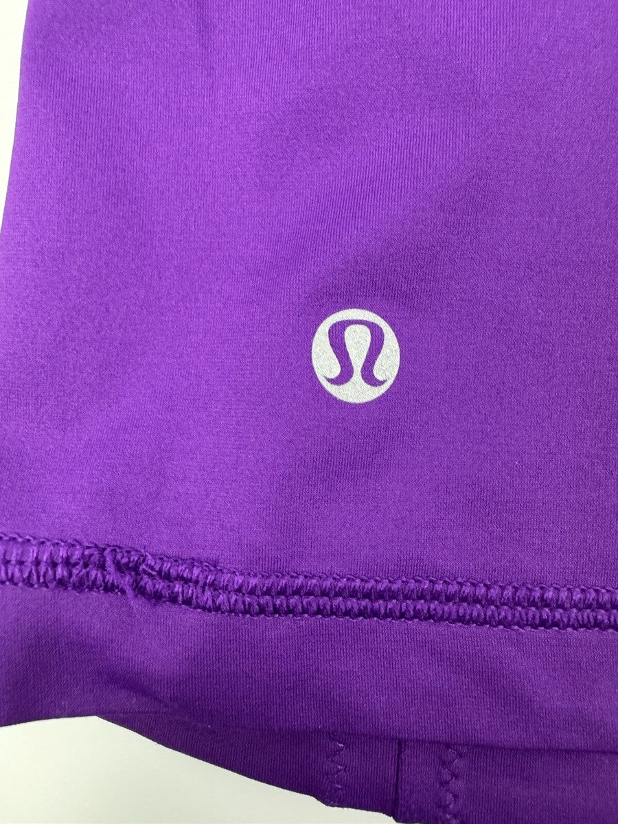 Lululemon Free To Be? V-Neck Tank Top Athletic Sz 4 Purple