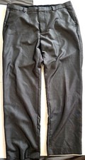 calvin klein Designer mens dress pants Slacks Gray Heather 36W 30L NWOT
