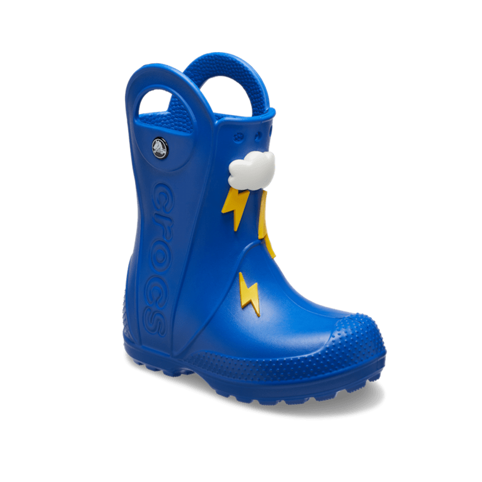 NEW CROCS HANDLE IT RAINBOW RAIN BOOT 210027-4KZ BLUE | eBay