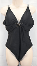 Uniquebella 1 Piece Black Swimsuit NWT Size XL Polyamide  Elastane