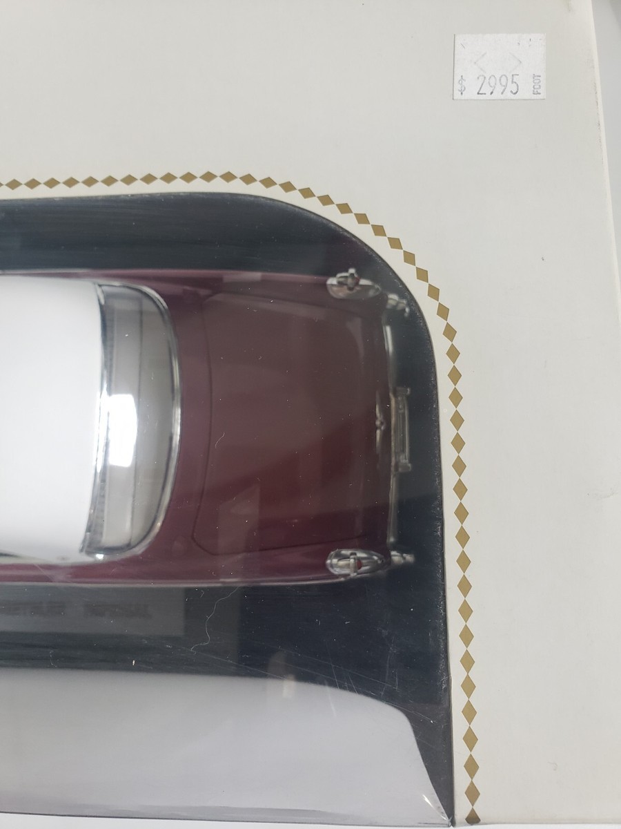 No537 ミニカー1/18箱あり1955 SHRYSLER IMPERIAL Signature Models 1:18 Chrysler Imperial Year 1955 red 18111