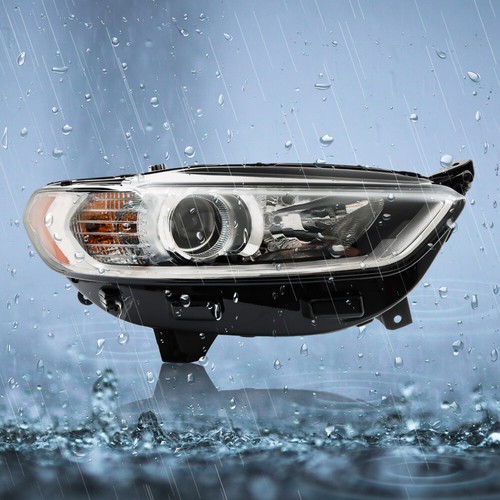 Headlight Assembly For Ford Fusion 2013-2016 Right Side Halogen Clear Lens Lamp - Picture 11 of 12