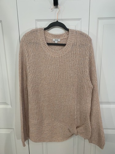 Kensie Sweater, Light Pink w/ Metallic 