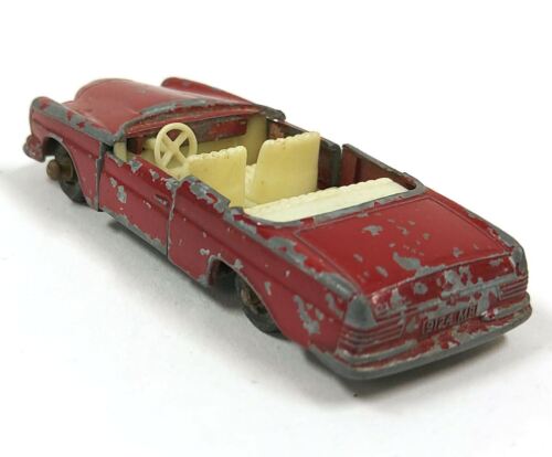 Matchbox Lesney No 53 Mercedes-Benz 220 S.E Juguete Vintage Coche Diecast AF013 - Imagen 2 de 3
