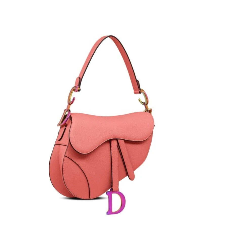 Christian Dior mini saddle bag with strap pink 120119 eBay