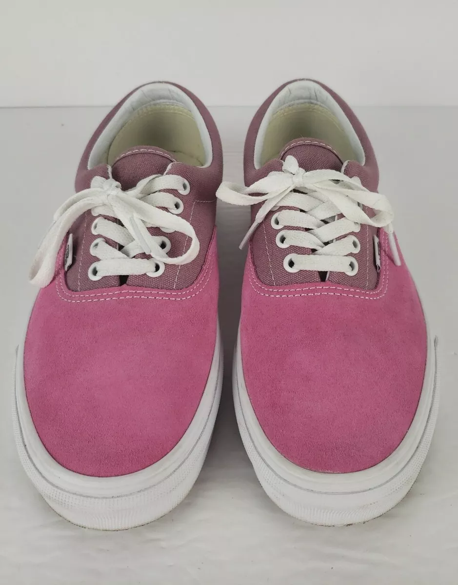 VANS Authentic Suede Pink Sz 9 Women Low Top Skate Sneakers