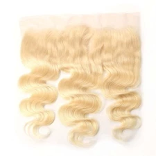 Transparent/HD Lace Frontal 13x4  Blonde 613 1B/613 Body Wave free part 