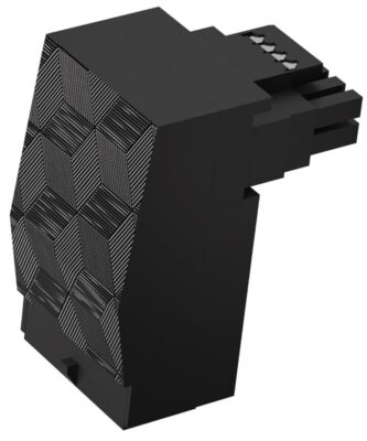 12VHPWR 90 Degree Adapter: 16 Pin GPU Power Connector 600W Pcie5.0 Right Angle 