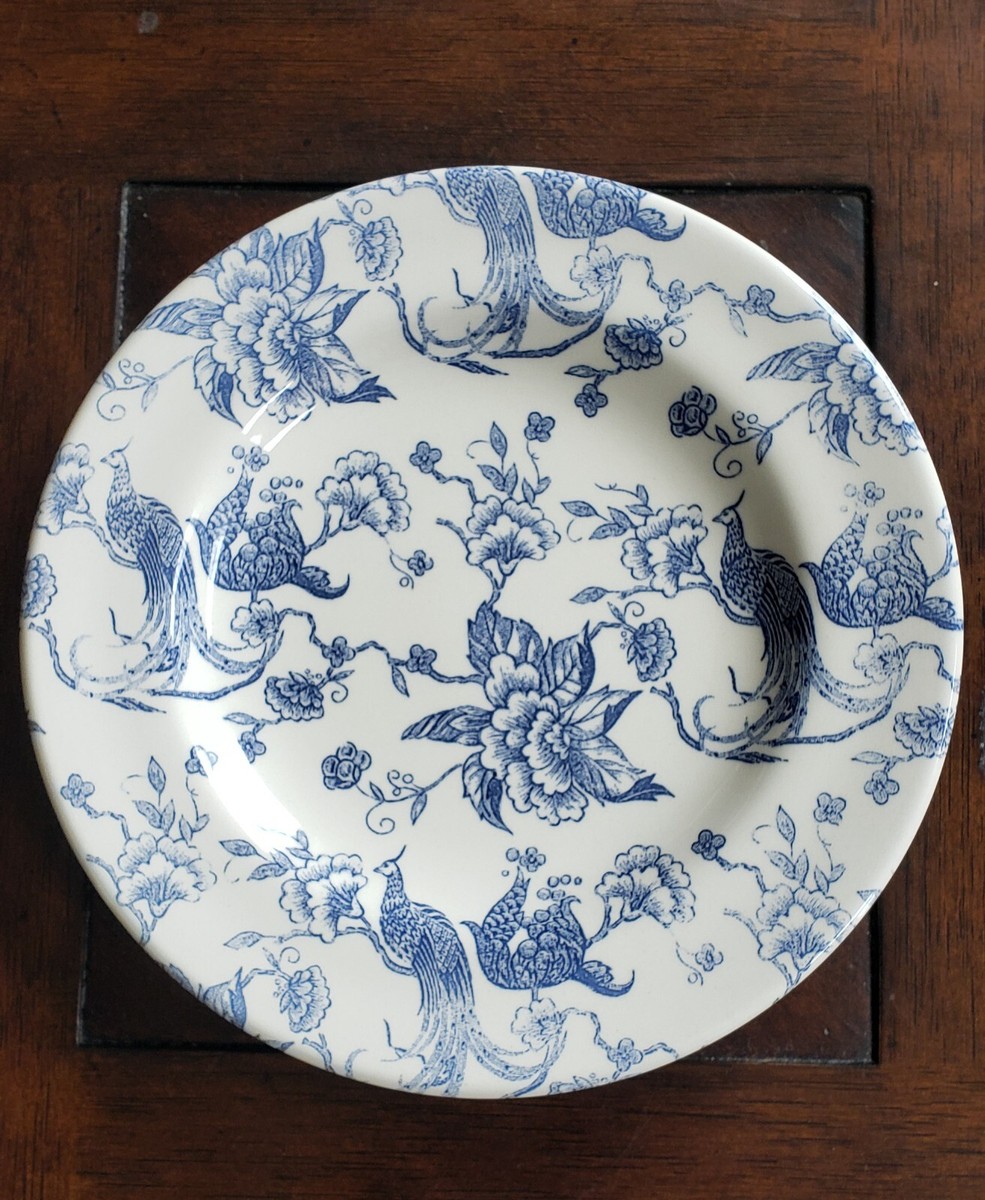 Staffordshire Engravings Bird of Paradise Salad Plate 8