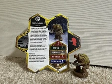 Heroscape “Tortle Hewer ” Custom Aquilla Figure & Card