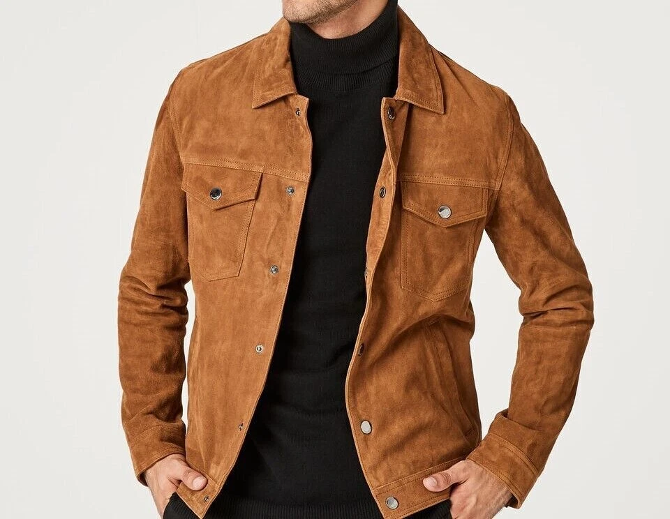 Giacca camoscio top