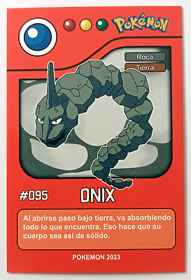 Onix - #095 -  Pokédex