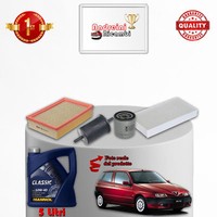Inspektionskit Filter Und ÖL Alfa Romeo 145 1.4 16V Ts Benzin 76KW 103CV 1997->