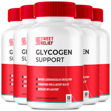 (5 Pack) Sweet Relief Glycogen Blood Support ...