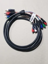 Steren 6 ft Component Audio/Video Link Cable (5 Jack RCA) Green Blue Red White