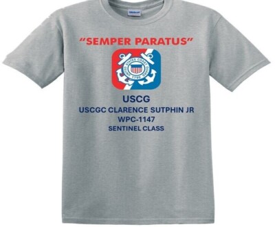 USCGC CLARENCE SUTPHIN  WPC-1147*SENTINEL CLASS*SHIRTS.USCG OFFICIALLY LICENSED