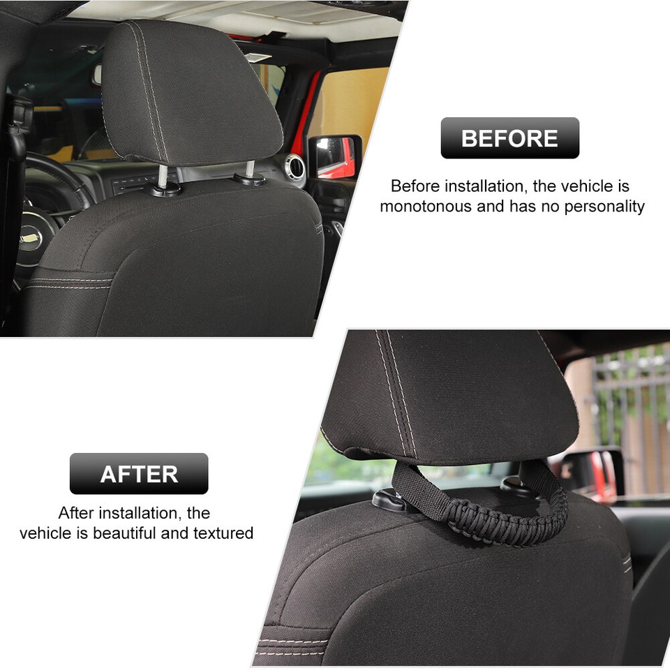 Seat Rear Back Handle Seat Headrest Rear Seat Back Handle Bar Grip For Jeep Grand Cherokee ...