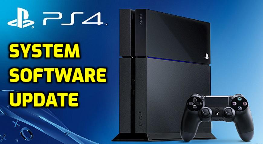 Sony has released a new PS4 system software update