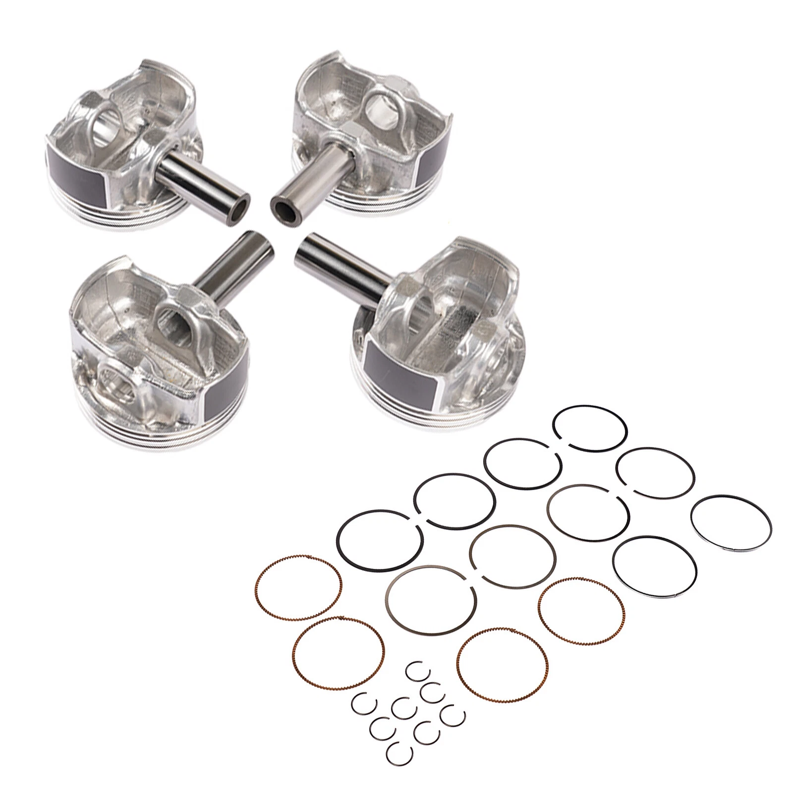 Chevy Cruze Sonic Aveo5 1.6L 1.8L Engine Pistons Rings Kit 55567934 4-Piece Set