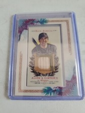 2007 RICH AURILIA ALLEN & GINTER'S THE WORLD CHAMPIONS RELIC BAT CARD. GIANTS.
