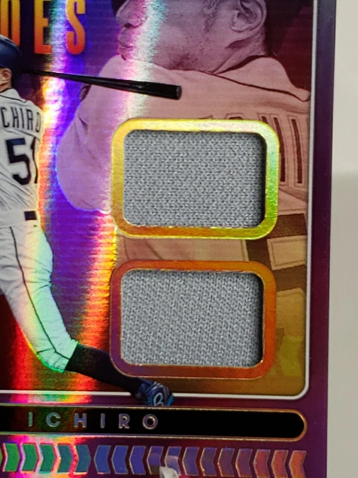 2020 Panini Absolute Heroes Materials ICHIRO Suzuki /15 Seattle Mariners SEE PIC - Image 3 of 4