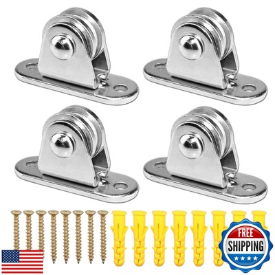 Small Pulley Block Silent Wall Ceiling Mount Pulley with Bearing Fixed Pulley