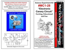 MC1-28 ** Mr Circuit Science ** Experiment Kit  -ELECTRONIC CANARY CIRCUIT