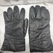 US Military Black Leather Dress Gloves Size 9 Wool Lined SAMCO Unisex