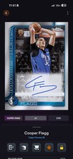 2025-26 Topps NBA Collect Topps Chrome. Rookie Cooper Flagg Auto. Dallas DIGITAL