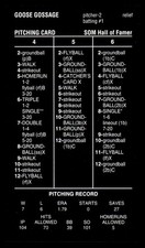 2024 Strat-O-Matic BLACK Hall Of Fame HOF SOM - Rich Goose Gossage