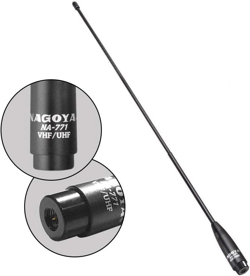 Antena Nagoya NA-771 Sma-Male 15,6 pulgadas látigo VHF/UHF (144/430Mhz) para YAESU, Ve Foto 2 de 4