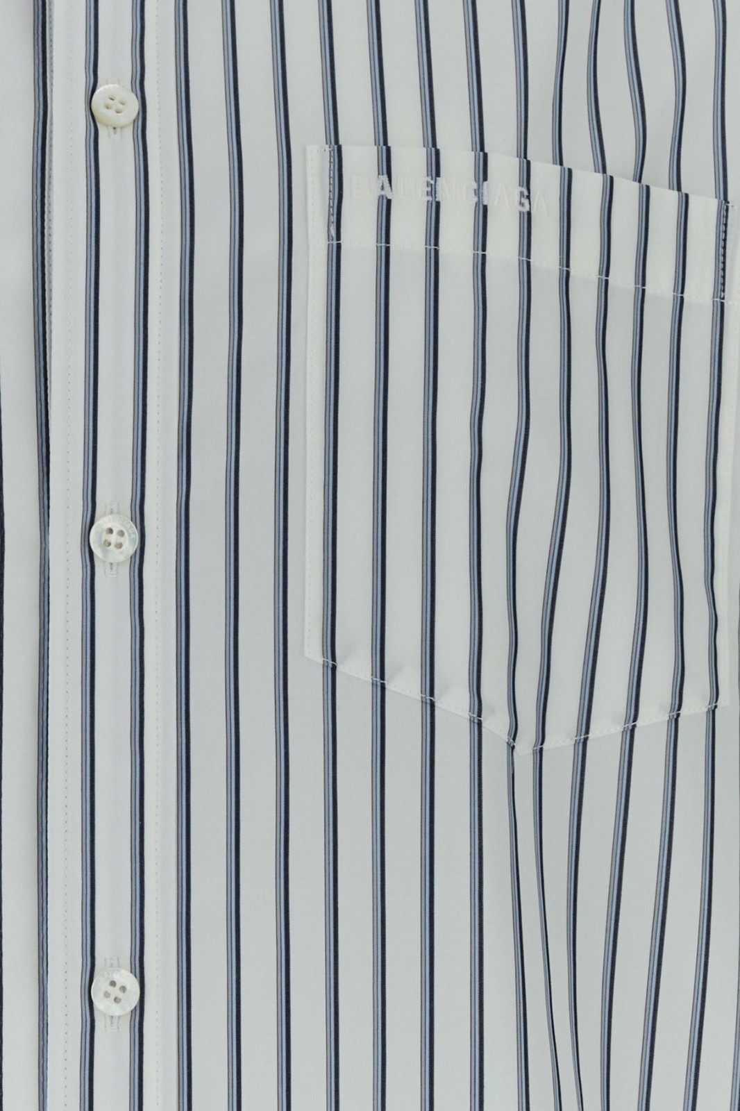 BALENCIAGA Embroidered Poplin Oversize Shirt New & Authentic thumbnail 3