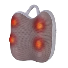 Rechargeable Shiatsu Back &Waist Massager –Kneading Lower Back Massage Pillow