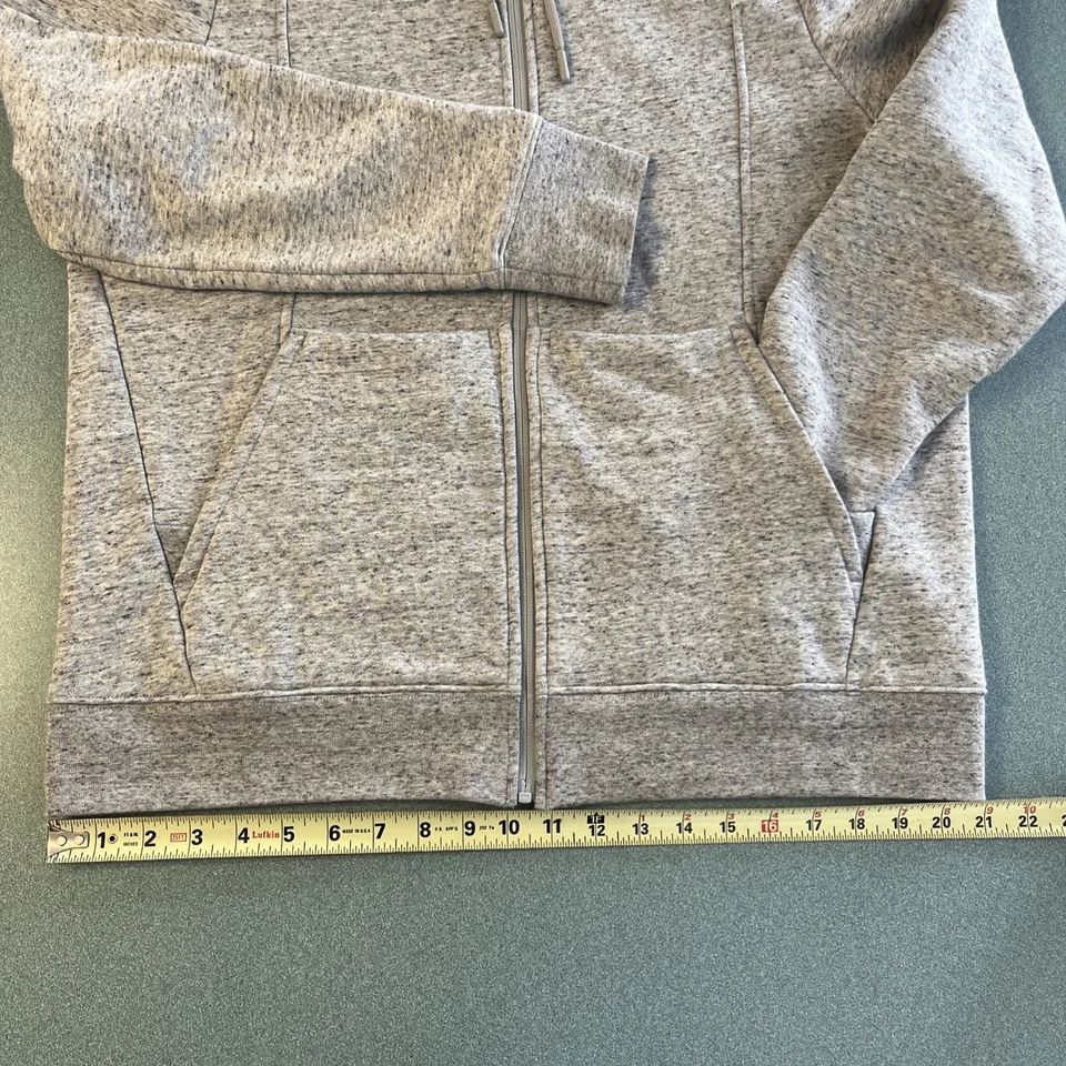 FIGS Sudadera con Capucha Para Mujer Talla Grande Gris Jaspeado Cremallera Completa Enfermera/Sudadera Médica  Foto 3 de 4