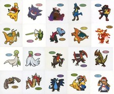 Pokemon Brot Deko-Chara Sticker Serie 192 Ful...