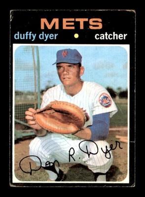 1971 Topps Baseball #136 Duffy Dyer VG *e2