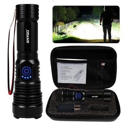 Flashlights High Lumens Rechargeable 10,000 Lumens 30W Super Bright LED Flash...