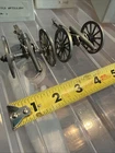 2 Pewter Civil War Cannons Parrott / Napoleon