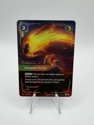 Riftbound Spiritforged Counter Strike 194/221 Signature Spell Epic NM