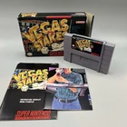 Vegas Stakes SNES Super Nintendo CIB Tested w/ Poster