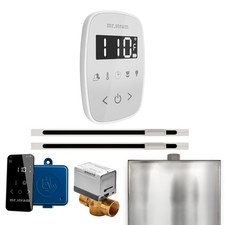 Mr Steam ButlerFlex Max Steam Ctrl-Pkg w/TempoFlex Ctrl-Linear Steamhead-Wht