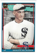 2026 Topps Series 1 1991 Topps Shoeless Joe Jackson Chicago White Sox #T91-27