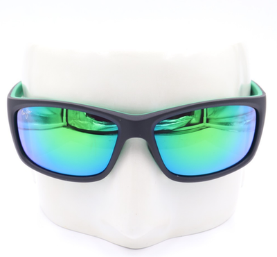 New Maui Jim KANAIO COAST Black / Green Sunglasses GM766-02