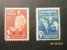 CARIBBEAN STAMPS 1939 - 1CUBA - SCOTT 359-60 MNH - CV 3.75 (LOT E-199)