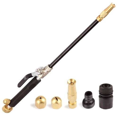 Portable Hydro Jet High Pressure Power Washer Gun Pressure Washer Wand Extens... - Picture 1 of 6