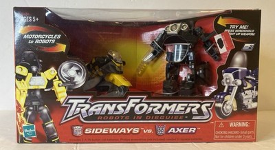 Transformers Robots in Disguise (RID) Sideways vs Axer