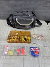 Plano Guide Tackle Bag + 2 3214 Micro Magnum Cases + Contents Resale Lot Fishing