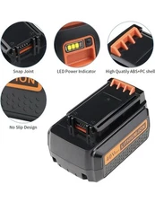 40V MAX Lithium Battery: Replacement for Black and Decker 40Volt LBX2040-LBX2540