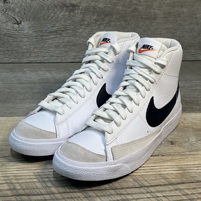 Nike Blazer Mid '77 GS White Leather Hi-Top Sneakers Youth Size 7Y DA4086-100