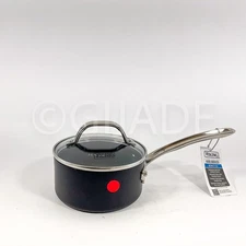 Viking Hard Anodized Nonstick 1 Qt. Saucepan with Lid, Black  Dented